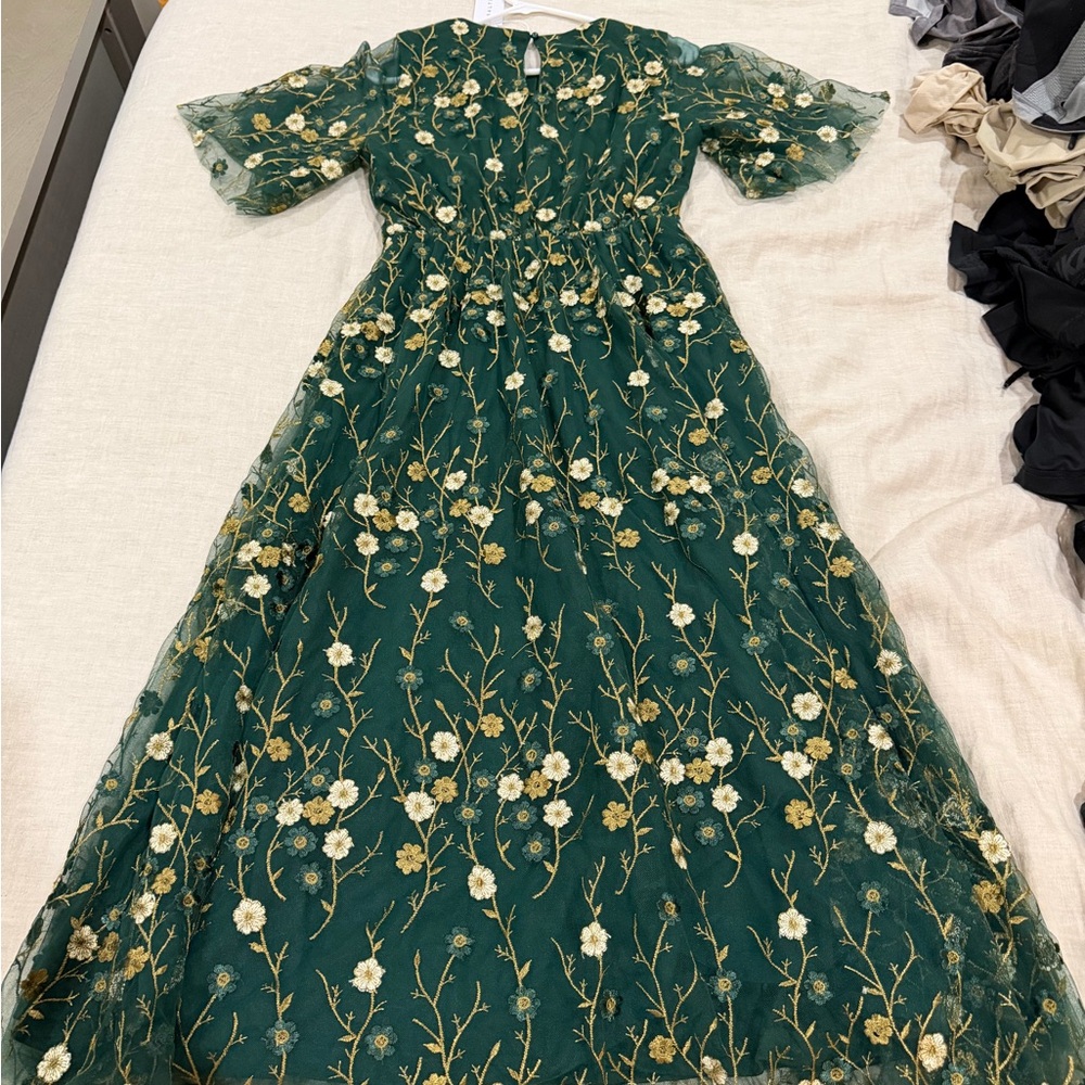 Baltic Born Arabella Green Floral Maxi Dress - Picture 6 of 8